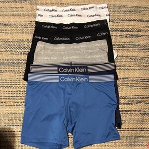 Like New Large Lot of 8 Calvin Klein Men's- Boxerbriefs underwear Size Large